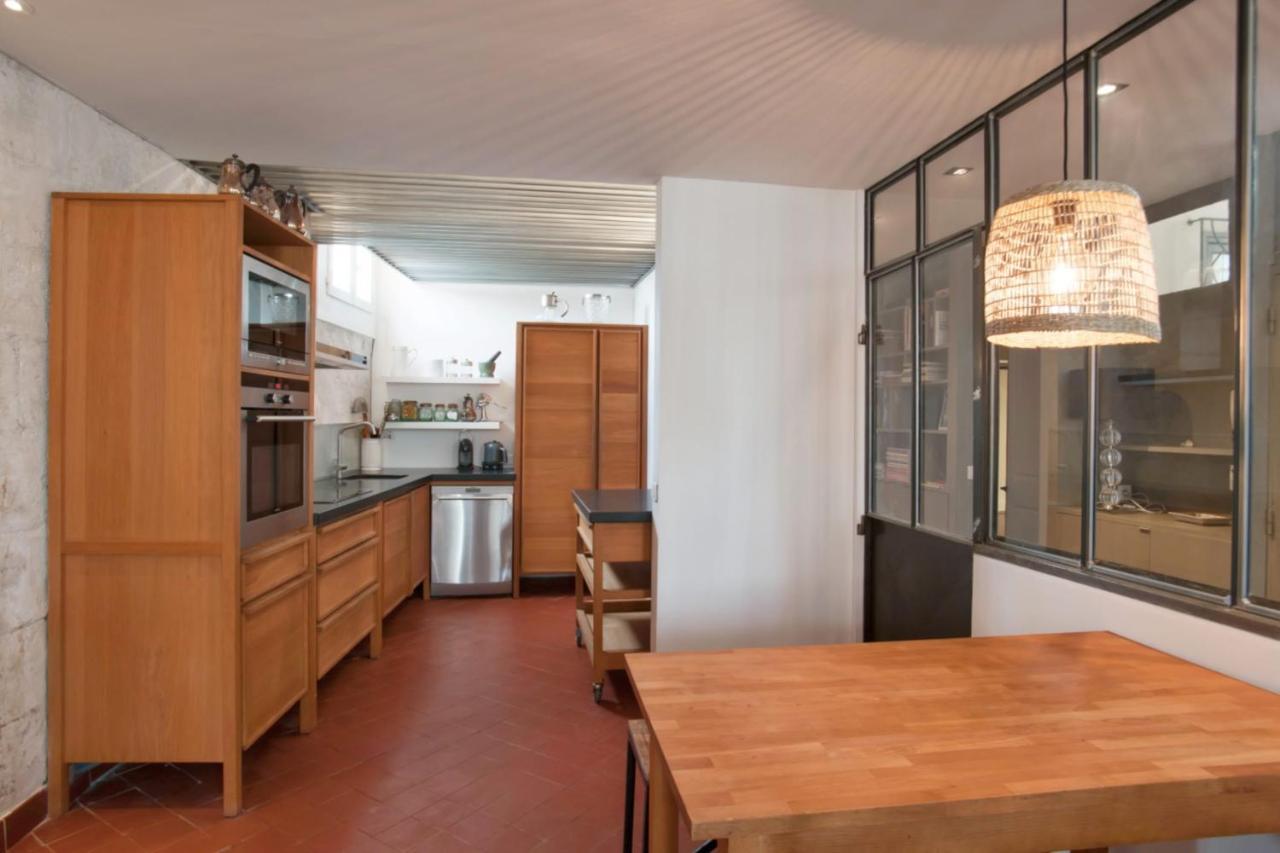 Charming And Large Duplex Flat With Beautiful Terrace In Avignon Apartment Exterior foto