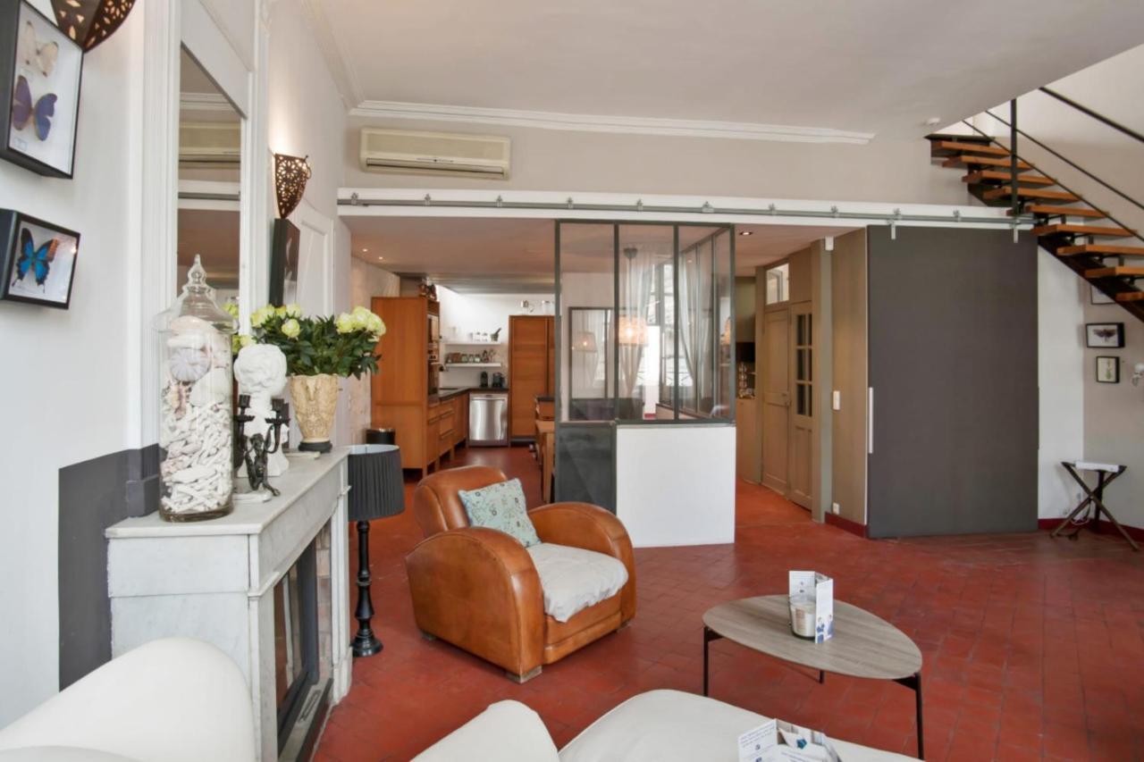 Charming And Large Duplex Flat With Beautiful Terrace In Avignon Apartment Exterior foto