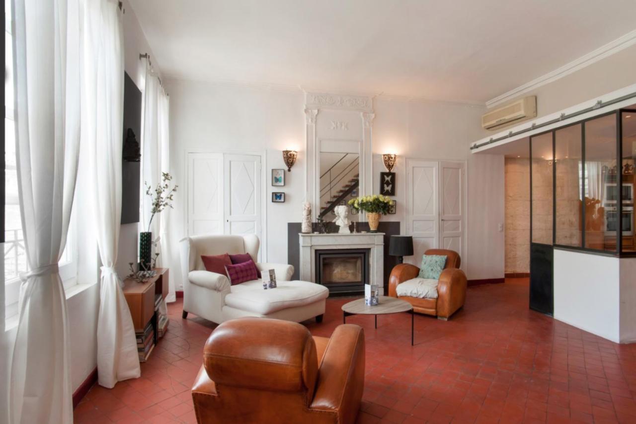 Charming And Large Duplex Flat With Beautiful Terrace In Avignon Apartment Exterior foto